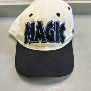 Vintage 90's Orlando Magic Snapback Trucker Baseball Cap One Size